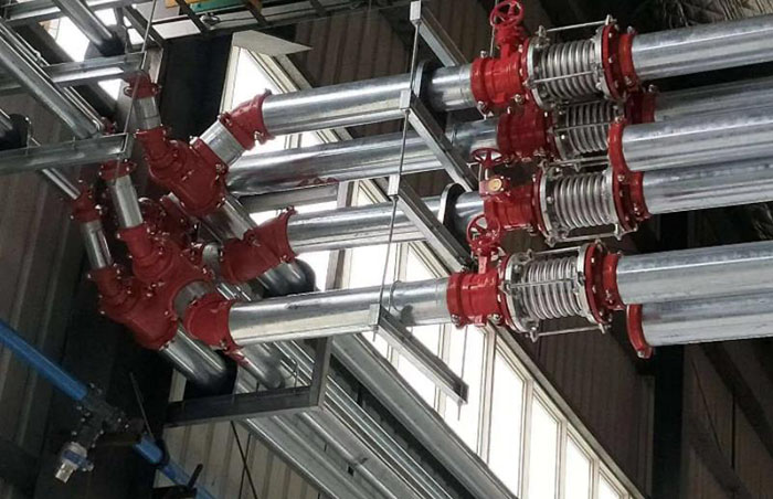 不銹鋼波紋補(bǔ)償器使用現(xiàn)場